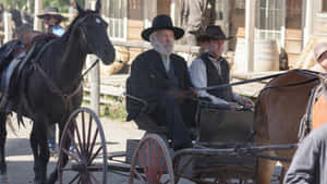 Forsaken Western Town Scene Wallpaper