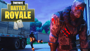 Fortnite Battle Royale Army Truck Wallpaper