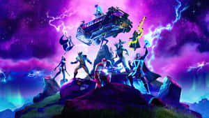 Fortnite Chapter2 Epic Battle Scene Wallpaper