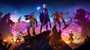 Fortnite Chapter2 Epic Characters Showdown Wallpaper