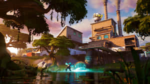 Fortnite Chapter2 Slurpy Swamp Factory Scene Wallpaper