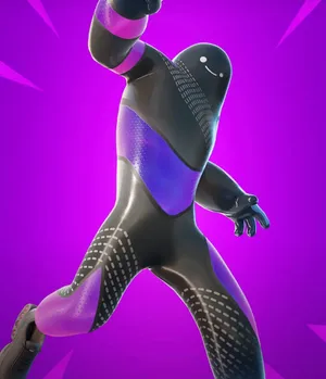Fortnite Character Purple Backdrop Wallpaper
