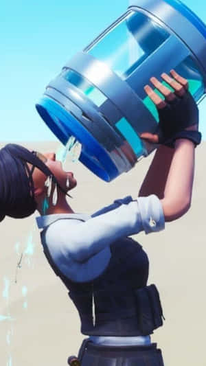 Fortnite Chug Jug Action Wallpaper