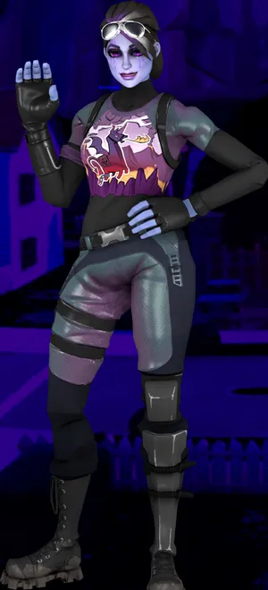 Fortnite Dark Bomber Character Pose Wallpaper