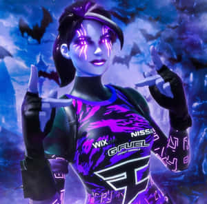 Fortnite Dark Bomber Cosmic Backdrop Wallpaper