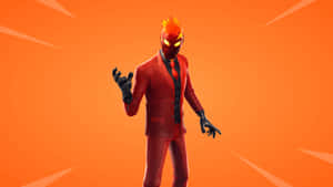 Fortnite - Flaming Suit Wallpaper