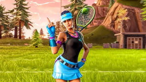 Fortnite Girl Ready For Battle Wallpaper