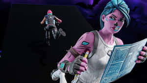 Fortnite Pink Ghoul Trooper Blueprint Strategy Wallpaper