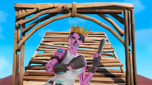 Fortnite Pink Ghoul Trooper Crowned Warrior Wallpaper