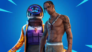 Fortnite Travis Scott Astro Jack Helmet Wallpaper