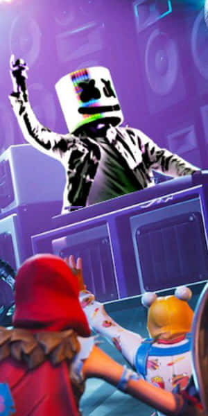 “fortnite X Marshmello” Wallpaper