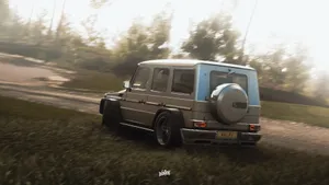 Forza 4 Shows Gray Mercedes G Wagon Wallpaper
