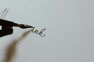 Fountain Pen Ink Creation Wallpaper