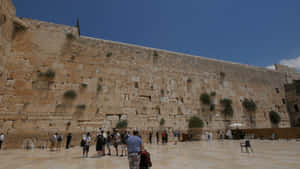 Four Cubits Wailing Wall Wallpaper