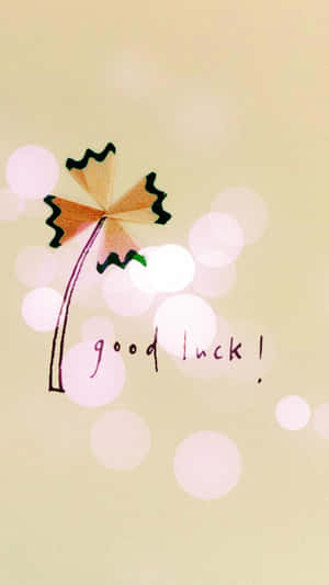 Four Leaf Clover Good Luck Wish Wallpaper