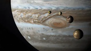 Four Moons Of Jupiter Wallpaper