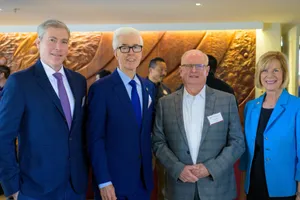 Four Person Group Event Photo Wallpaper