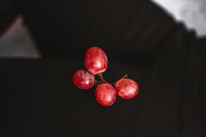 Four Red Grapes Wallpaper