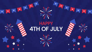 Fourthof July Celebration Graphic Wallpaper