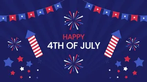 Fourthof July Celebration Graphic Wallpaper