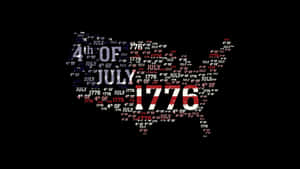 Fourthof July1776 Word Cloud Wallpaper