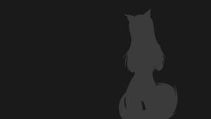 Fox Girl Minimalist Anime Wallpaper