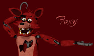 Foxy The Pirate In Action Wallpaper