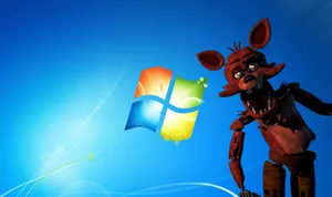 Foxy The Pirate In Action Wallpaper