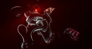 Foxy The Pirate's Menacing Glare Wallpaper