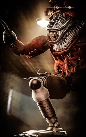 Foxy The Pirate Strikes A Pose On A Dark Stage Wallpaper