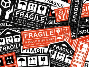 Fragile Signposts Wallpaper