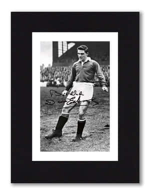 Framed Autograph Of Duncan Edwards Wallpaper