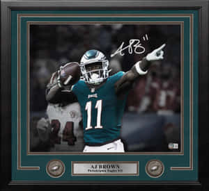 Framed Memorabilia Aj Brown Wallpaper