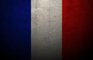 France Flag Wall Cracks Wallpaper