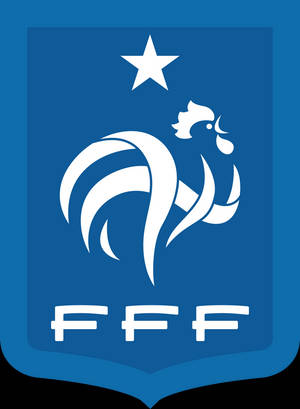 France National Football Team Blue Logo Wallpaper