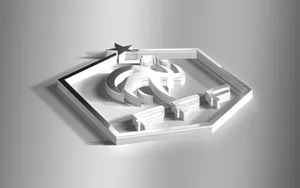 France National Football Team White 3d Logo Wallpaper