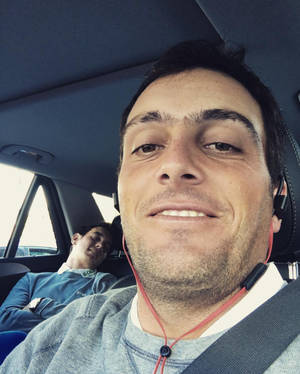 Francesco Molinari Taking A Selfie Wallpaper