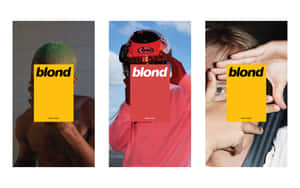 Frank Ocean Blond Aesthetic Triptych Wallpaper