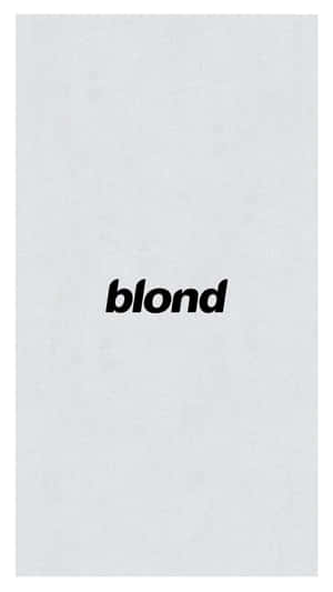 Frank Ocean Blond Album Cover Art Wallpaper