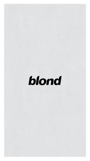Frank Ocean Blond Album Cover Art Wallpaper