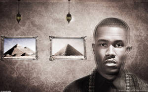 Frank Ocean Monochrome Wallpaper