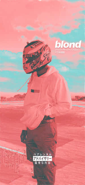 Frank Ocean Racing Helmet Aesthetic Wallpaper