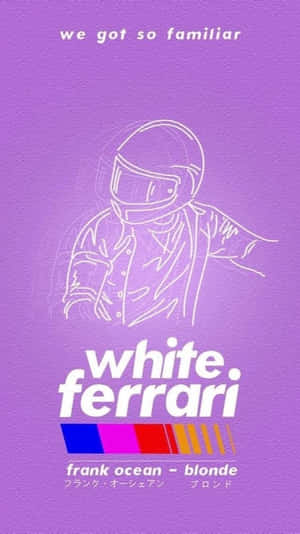 Frank Ocean White Ferrari Aesthetic Wallpaper