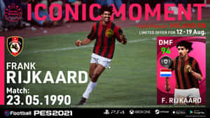 Frank Rijkaard Iconic Moment Poster Wallpaper