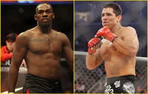 Frank Shamrock And John Jones Wallpaper