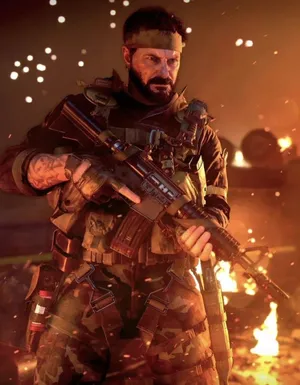 Frank Woods In Action, Call Of Duty: Black Ops Wallpaper