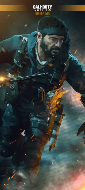 Frank Woods In Action, Call Of Duty Protagonist Wallpaper