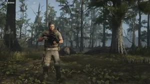 Frank Woods, The Iconic Call Of Duty Character, In Action Wallpaper