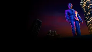 Franklin Saint Dominatingthe Cityscape Wallpaper