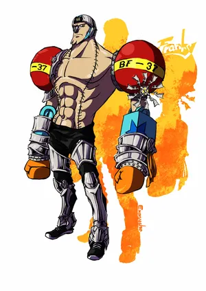 Franky - The Talented Cartoon Character Wallpaper